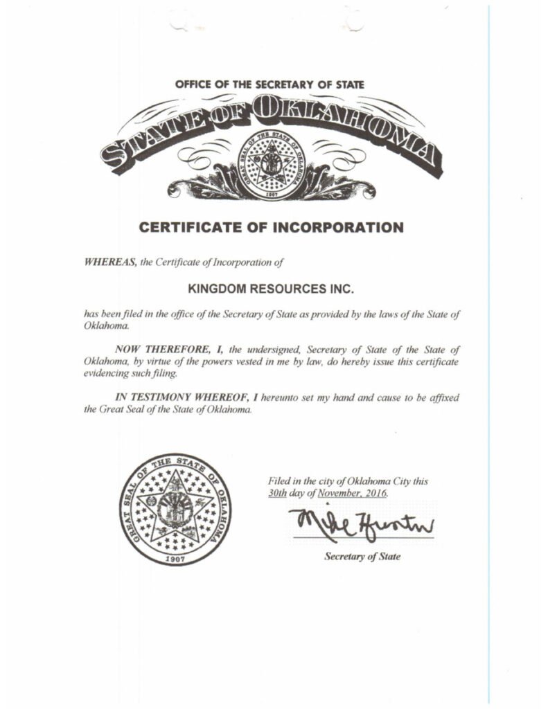 Kingdom Resourses Inc. copy-of-cert-of-incoporation-kingdom-791x1024 Due Diligence 